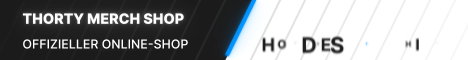 THORTY Merch Shop Banner